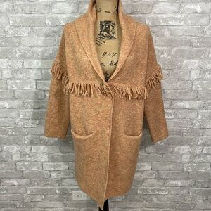 Audele Fringe Snap Cardigan